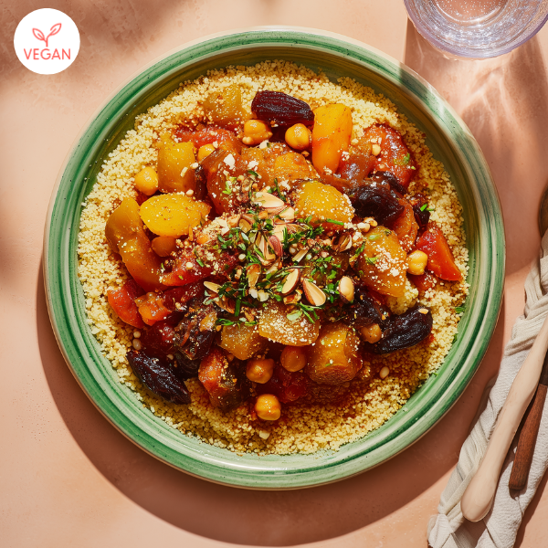 Tajine de légumineuses et fruits secs