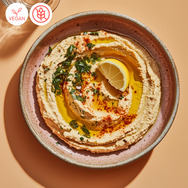 Hummus ail confit et citron