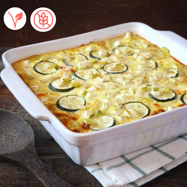 Gratin de courgettes et curry