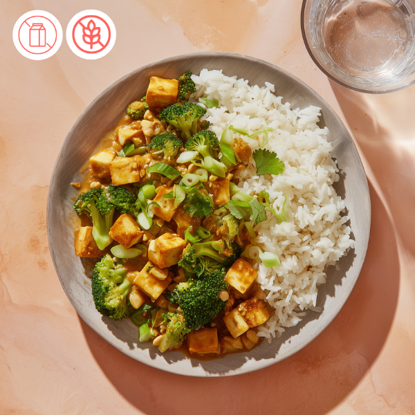 Tofu ou poulet sauce satay