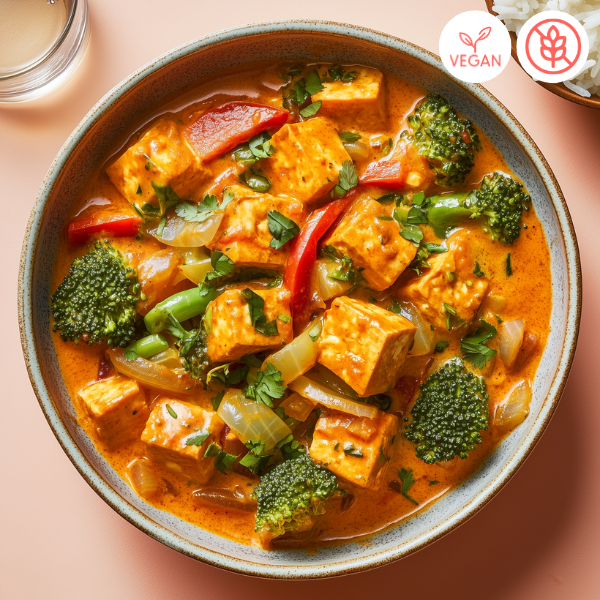 ❄️ Cari de tofu aux légumes (congelé)