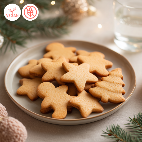 Biscuits de Noël véganes