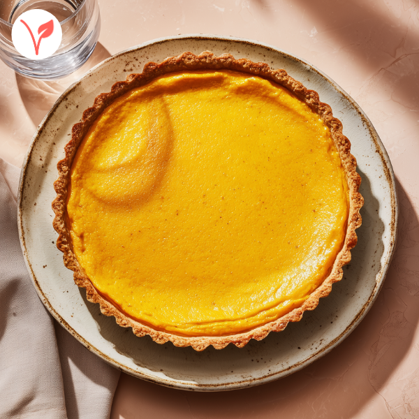 Tarte à la courge et fromage de chèvre frais