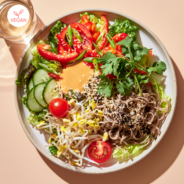 salade thaïe et sauce arachide