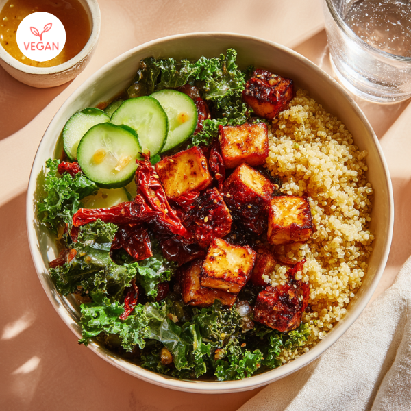 salade de quinoa, traiteur, livraison de repas véganes et végétariens à Montréal par Papa Cuisine