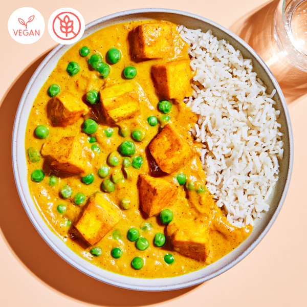 tofu korma végane livré par Papa Cuisine pret-à-manger 100% végétarien